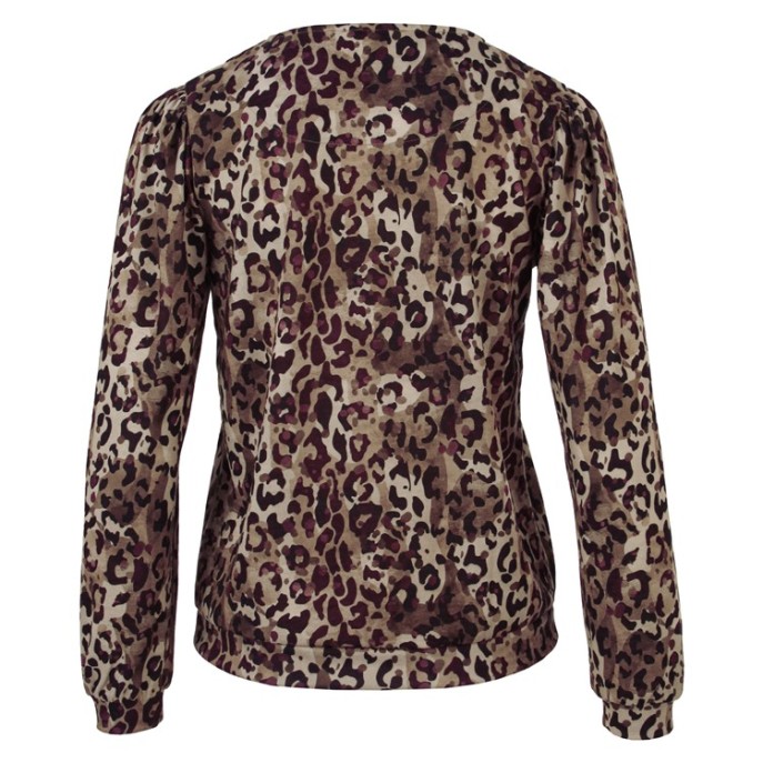 Enjoy Blouson cosy print Port Bruin Enjoy Blouson cosy print Port Bruin